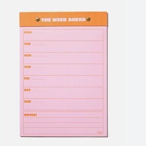 The Week Ahead Desk Planner